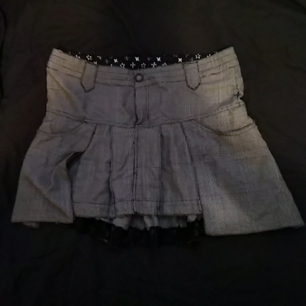 Hurley kilt mini skirt with pockets